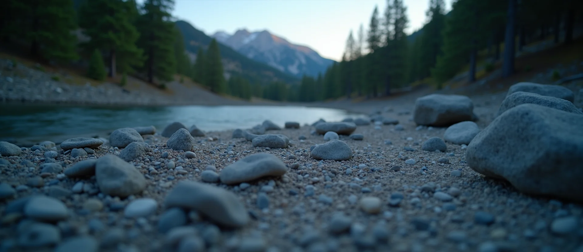 Symbolizing Flow/Cleansing: A local Sierra Juniper smooth Truckee river stones. - AI Generated