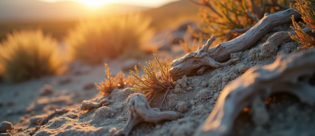 Symbolizing Identity/Local: A local Indian Paintbrush High Desert vista. - AI Generated