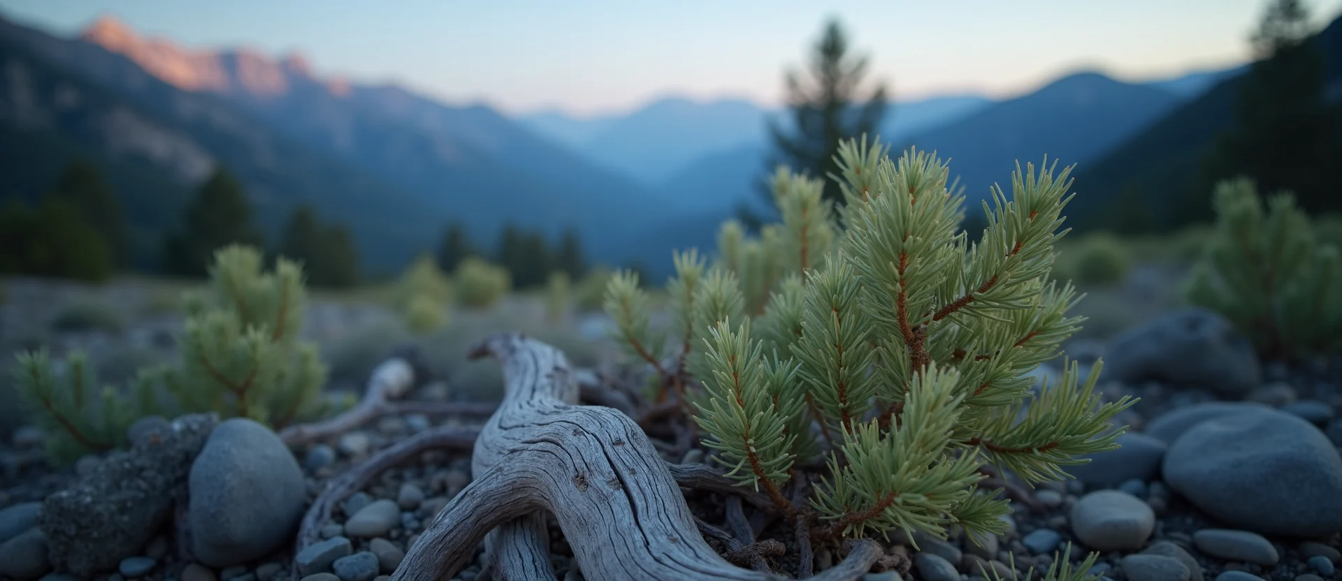 Symbolizing Growth/Resilience: A local Mountain Mahogany gnarled juniper roots. - AI Generated