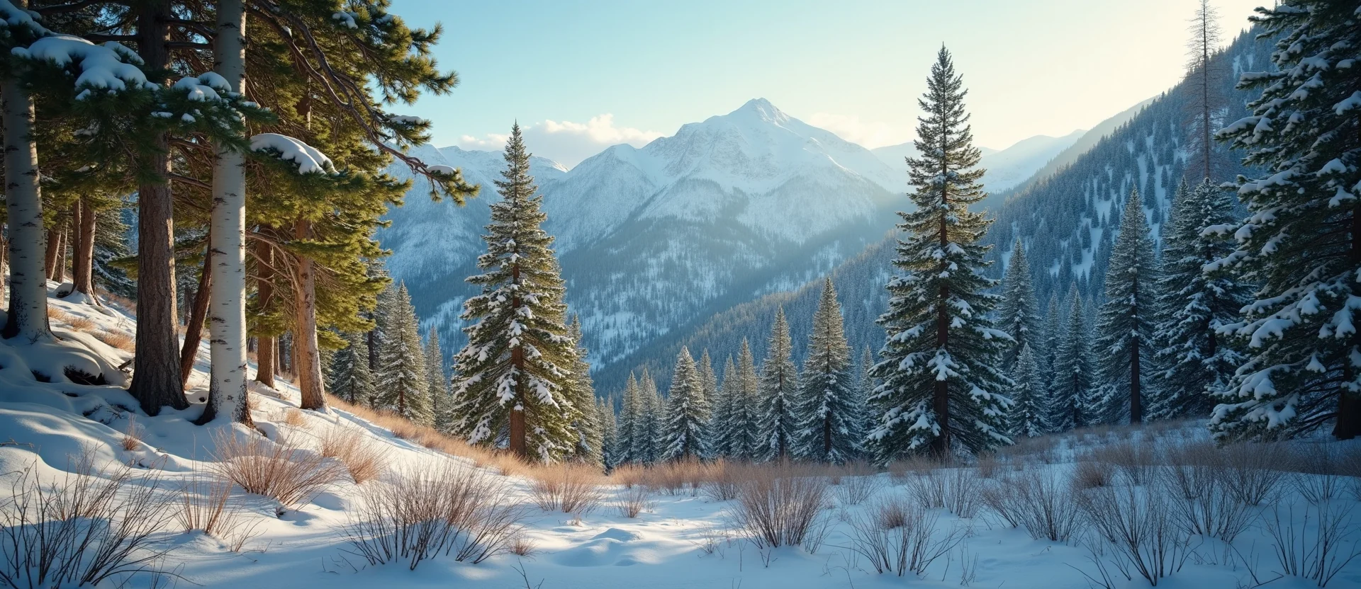 Symbolizing Growth/Resilience: A local Ponderosa Pine thriving aspen grove. - AI Generated