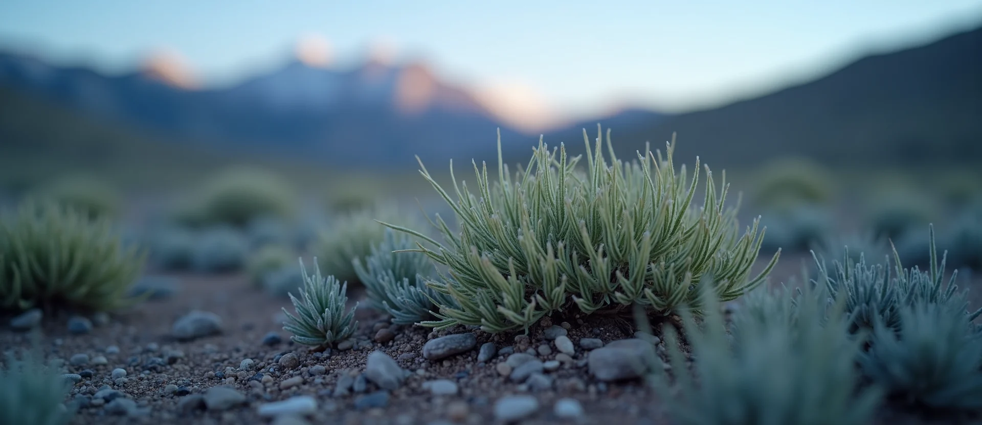 Symbolizing Seed/New Beginning: A local Indian Paintbrush sprouting sagebrush seedling. - AI Generated