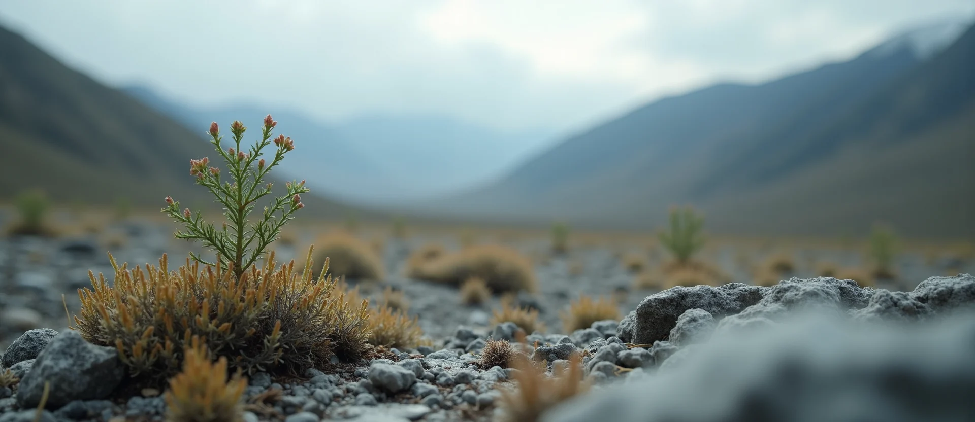 Symbolizing Seed/New Beginning: A local Manzanita sprouting sagebrush seedling. - AI Generated