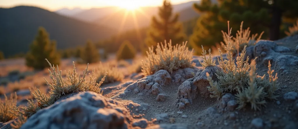 Symbolizing Identity/Local: A local Ponderosa Pine Mt. Rose foothills. - AI Generated