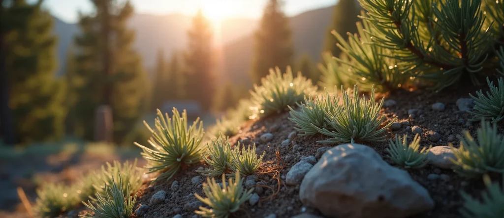 Symbolizing Identity/Local: A local Sagebrush (Artemisia tridentata) Peavine Mountain silhouette. - AI Generated