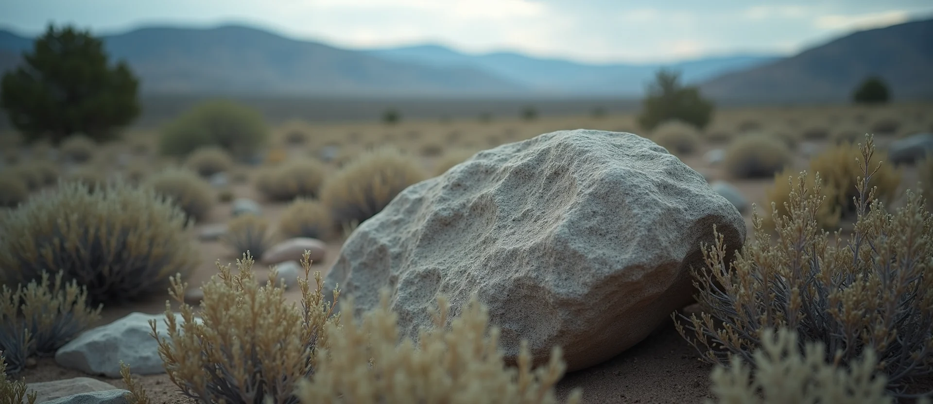 Symbolizing Stability/Peak: A local Manzanita unshakable boulder. - AI Generated