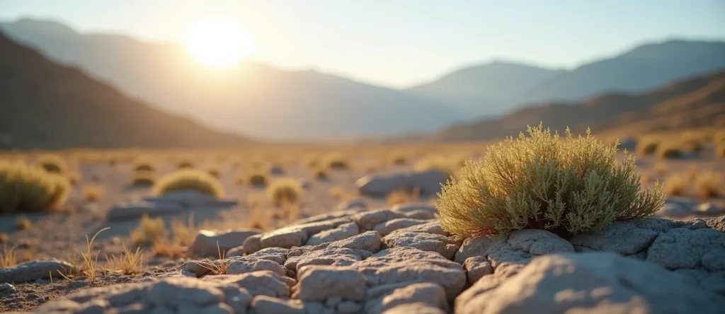 Symbolizing Identity/Local: A local Sagebrush (Artemisia tridentata) High Desert vista. - AI Generated