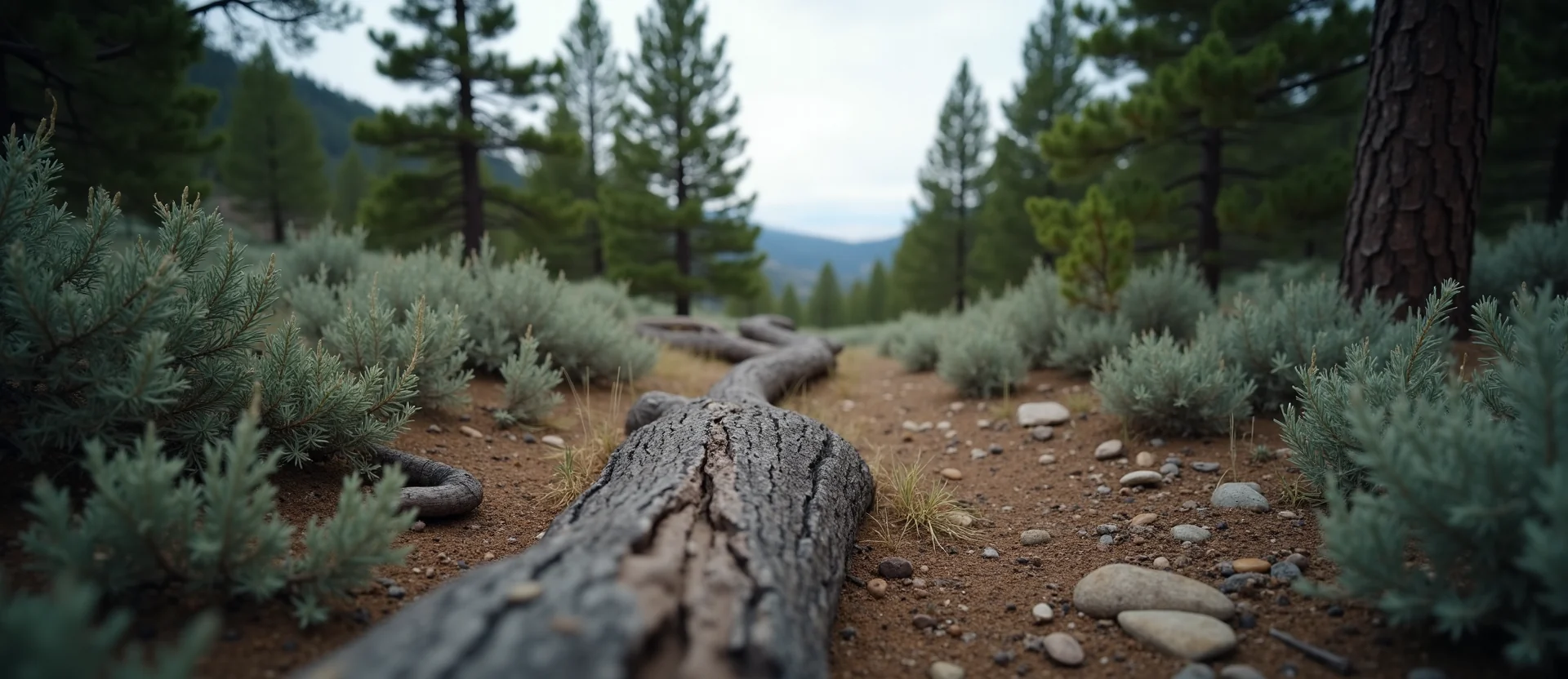Symbolizing Identity/Local: A local Sierra Juniper Washoe Valley floor. - AI Generated