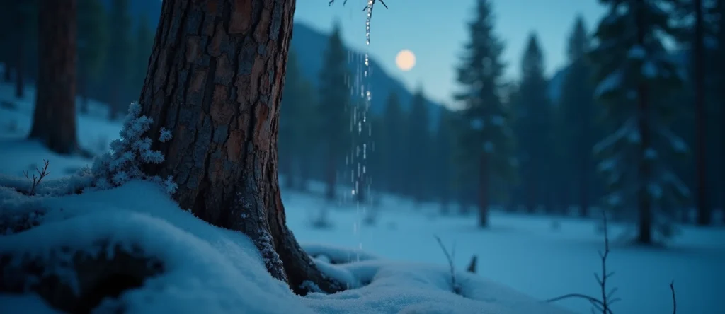 Symbolizing Growth/Resilience: A local Quaking Aspen sturdy weathered tree trunk. - AI Generated