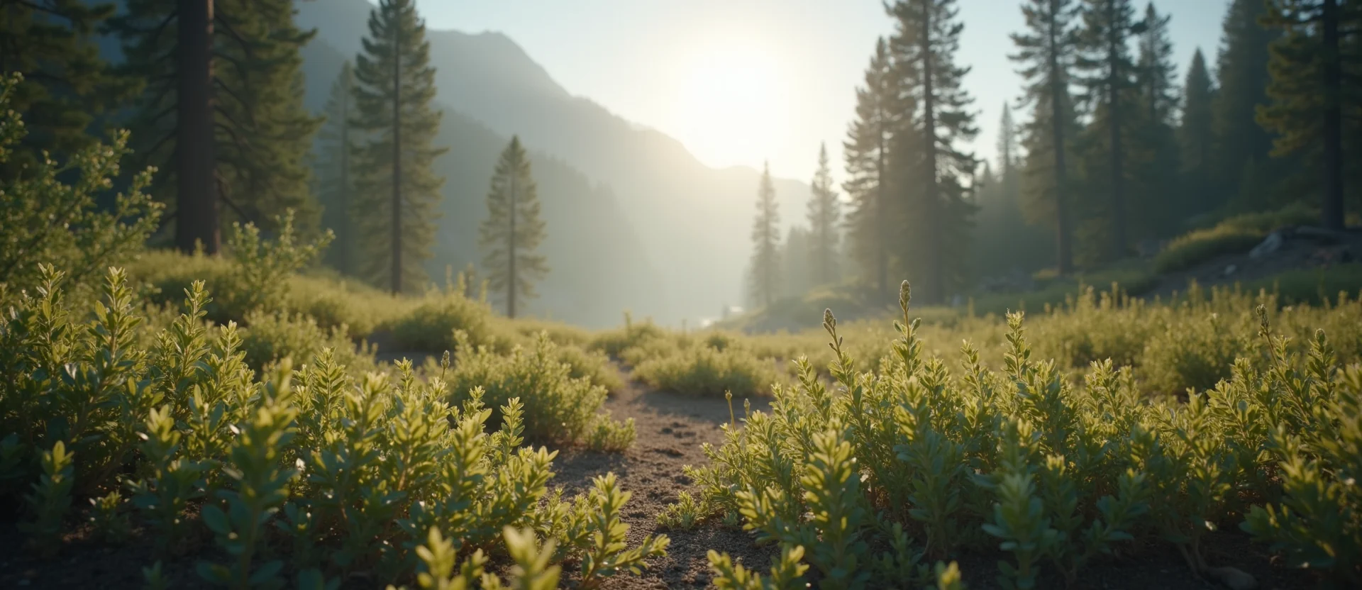 Symbolizing Identity/Local: A local Rabbitbrush Washoe Valley floor. - AI Generated