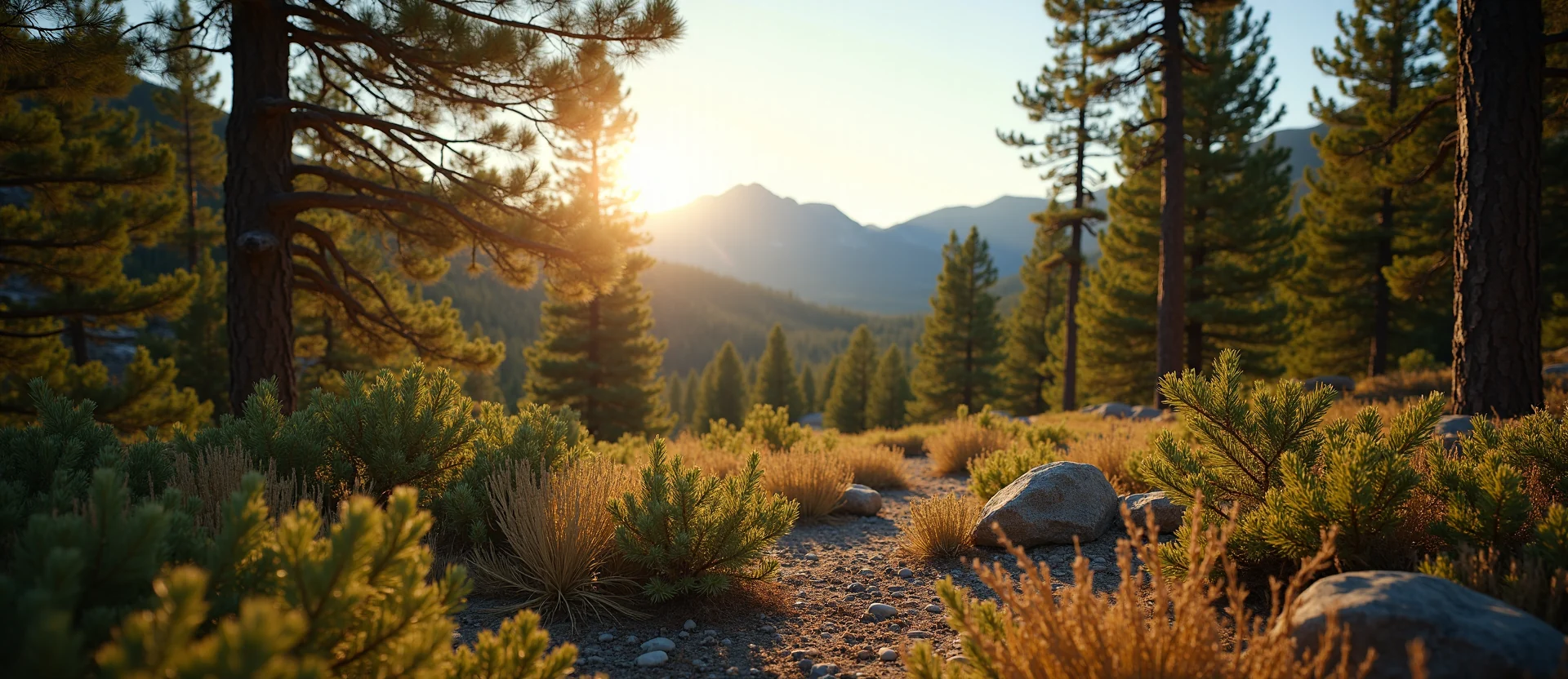 Symbolizing Identity/Local: A local Sierra Juniper Washoe Valley floor. - AI Generated