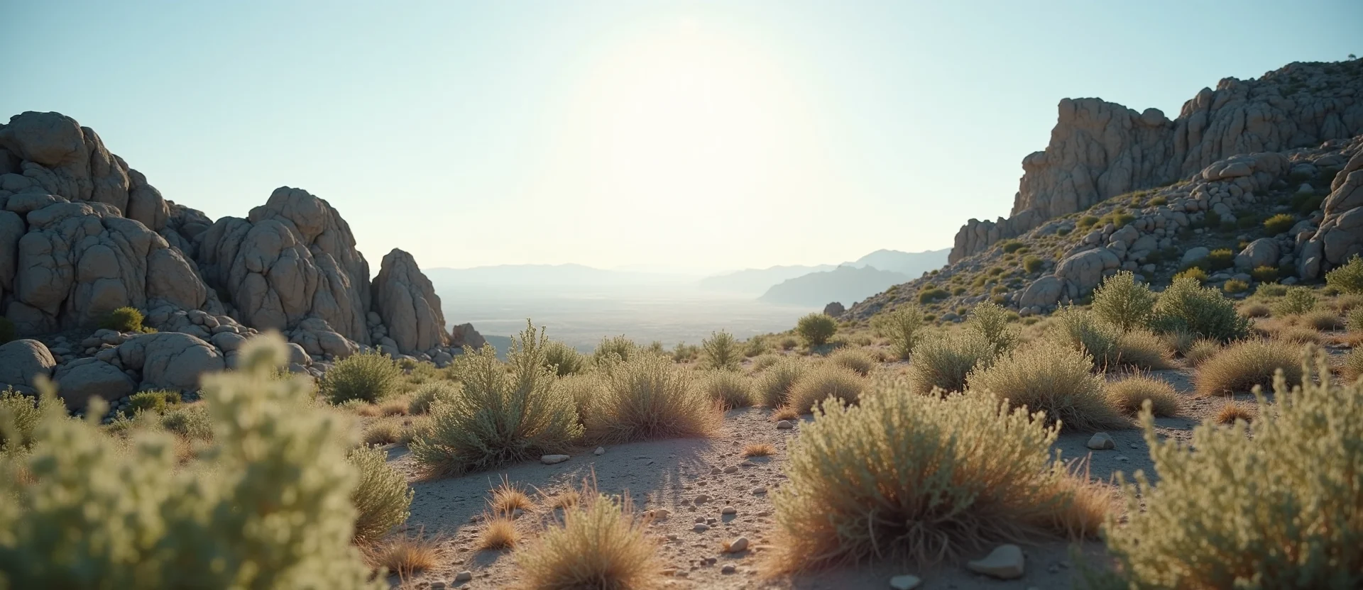 Symbolizing Identity/Local: A local Sagebrush (Artemisia tridentata) High Desert vista. - AI Generated