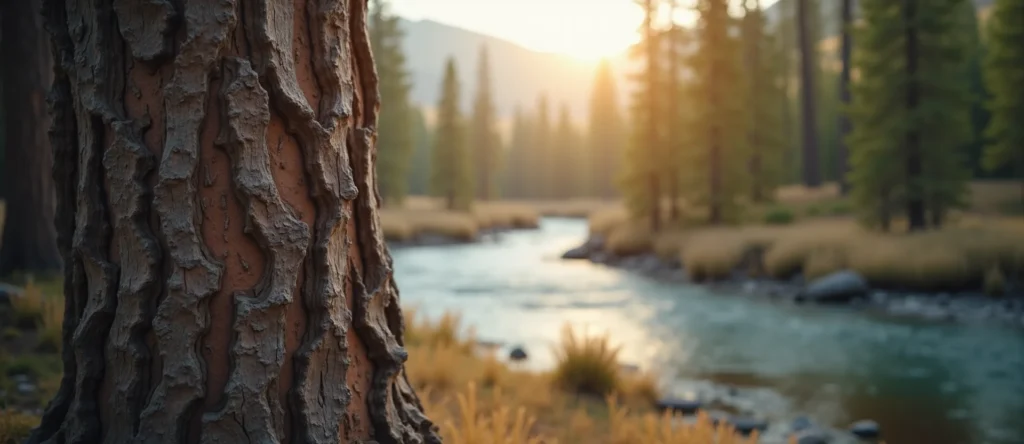 Symbolizing Identity/Local: A local Quaking Aspen High Desert vista. - AI Generated