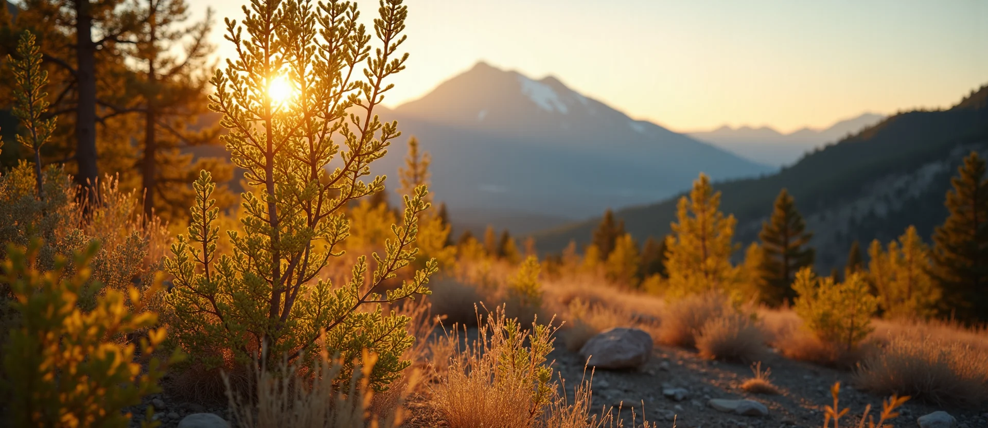 Symbolizing Identity/Local: A local Quaking Aspen Peavine Mountain silhouette. - AI Generated