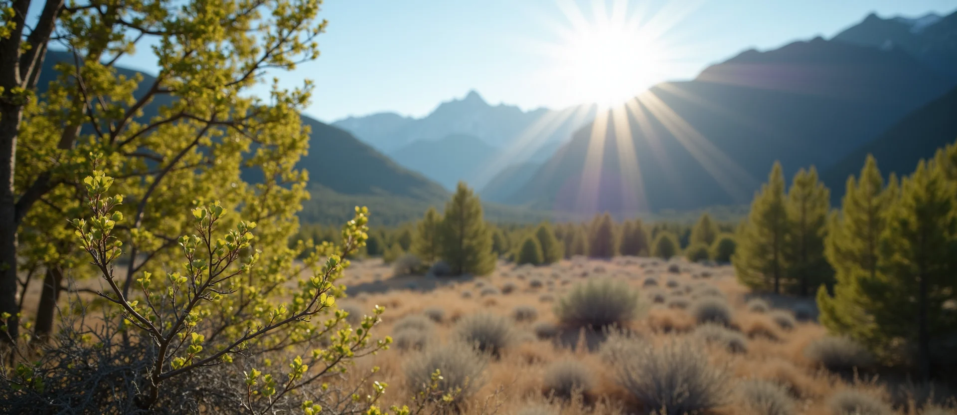 Symbolizing Identity/Local: A local Mountain Mahogany Washoe Valley floor. - AI Generated