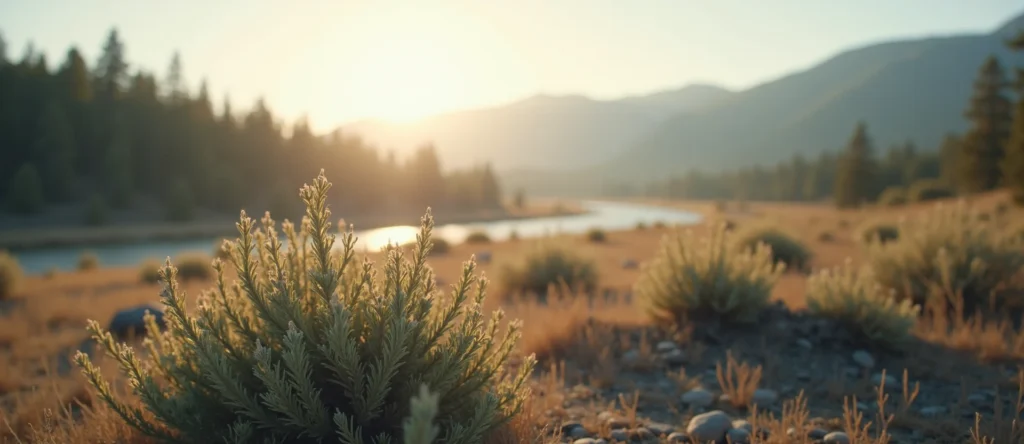 Symbolizing Identity/Local: A local Rabbitbrush Peavine Mountain silhouette. - AI Generated