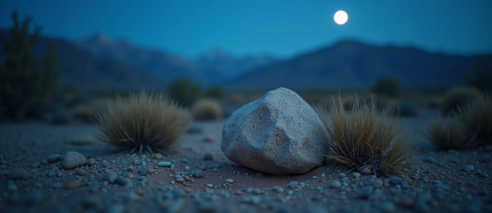 Symbolizing Stability/Peak: A local Desert Peach unshakable boulder. - AI Generated