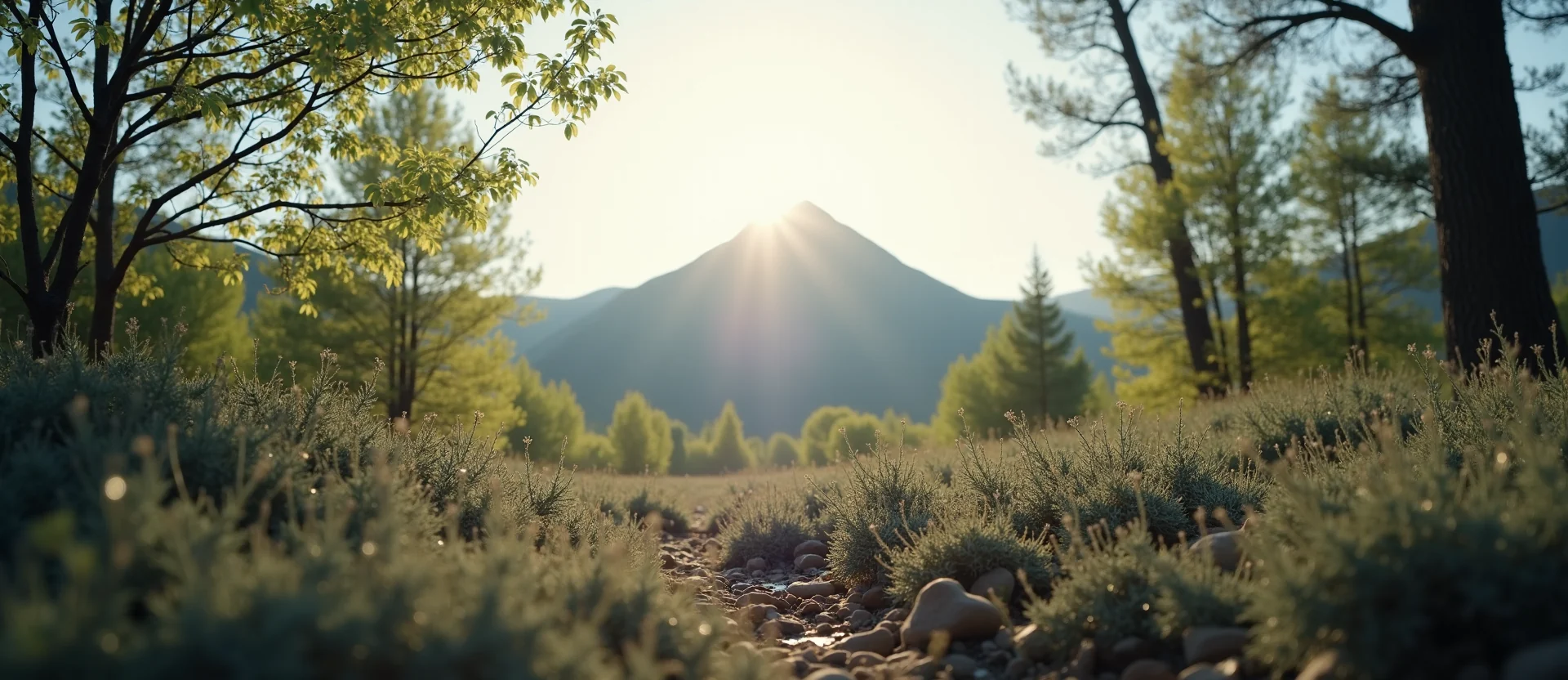 Symbolizing Identity/Local: A local Bitterbrush Peavine Mountain silhouette. - AI Generated