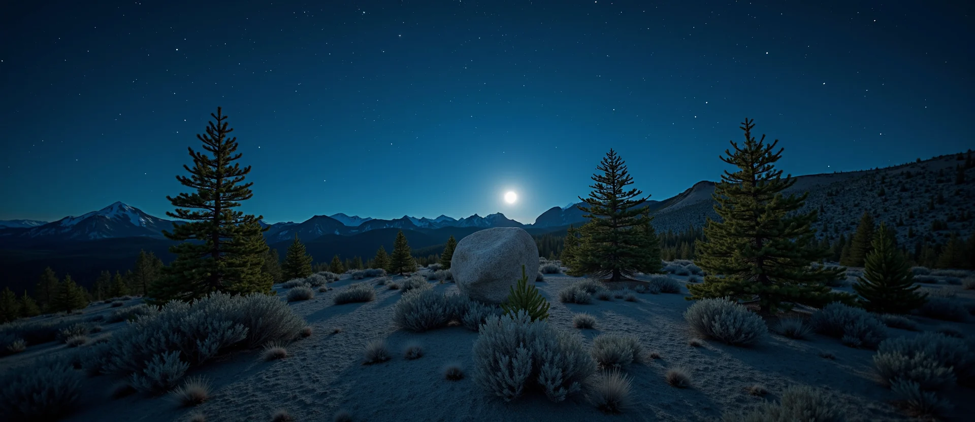 Symbolizing Stability/Peak: A local Mountain Mahogany unshakable boulder. - AI Generated