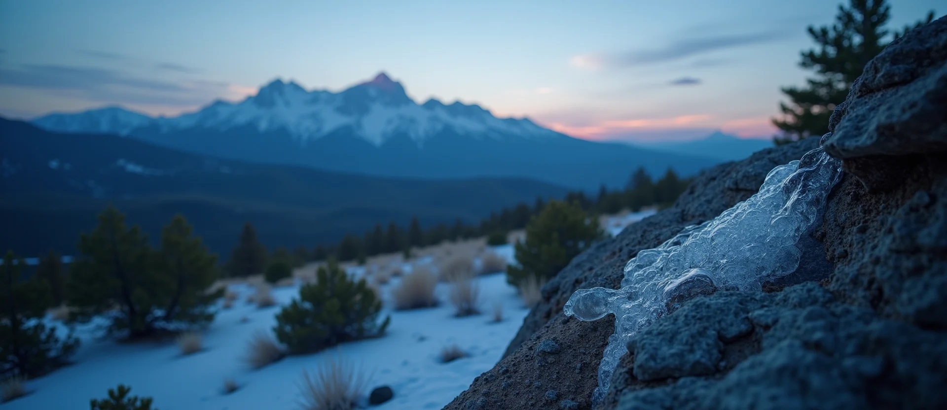 Symbolizing Identity/Local: A local Manzanita Mt. Rose foothills. - AI Generated