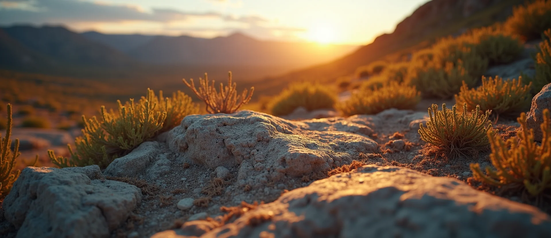 Symbolizing Identity/Local: A local Manzanita High Desert vista. - AI Generated