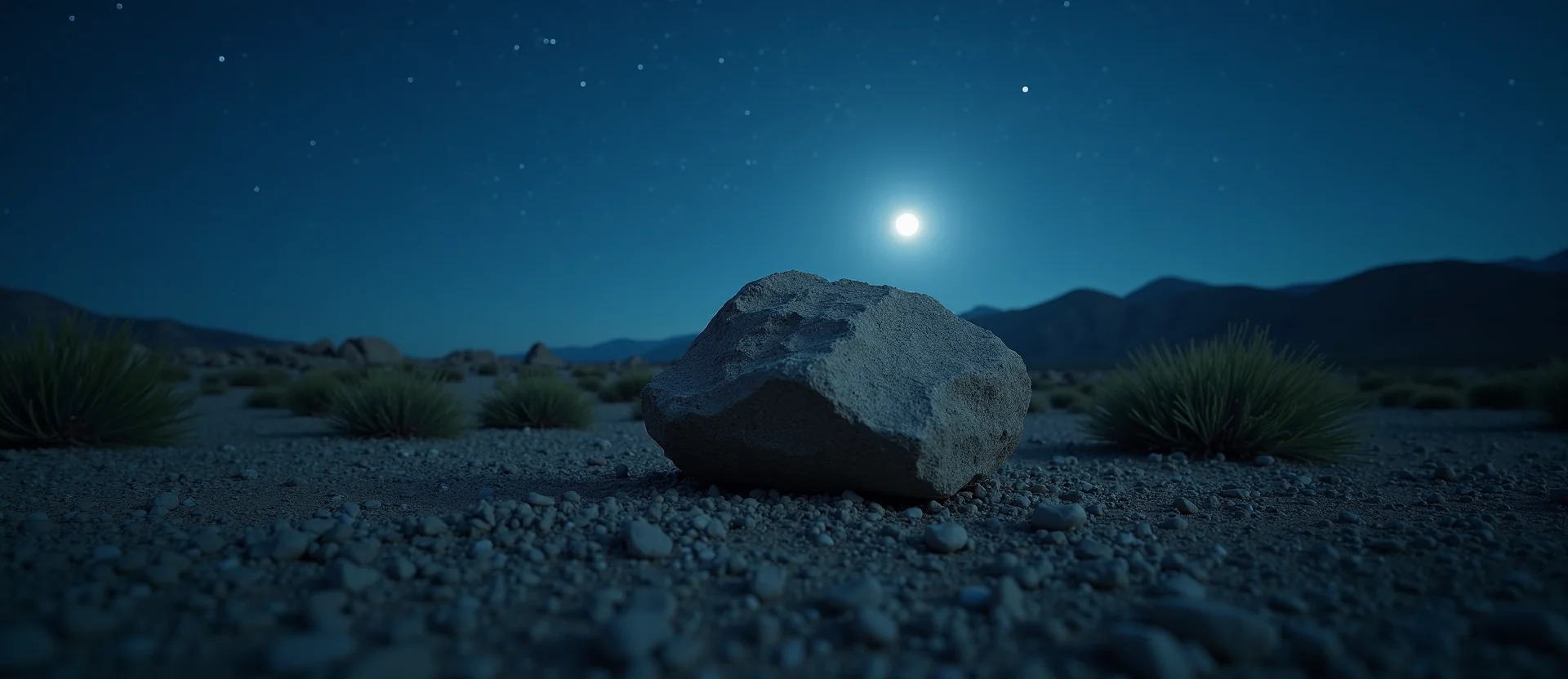 Symbolizing Stability/Peak: A local Bitterbrush unshakable boulder. - AI Generated
