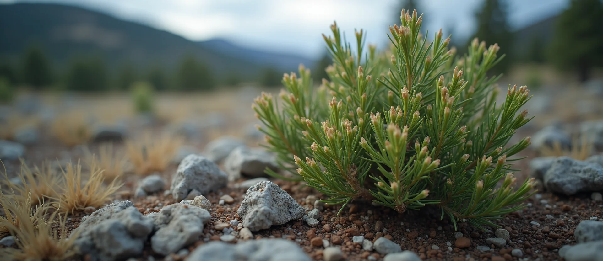 Symbolizing Growth/Resilience: A local Indian Paintbrush thriving aspen grove. - AI Generated