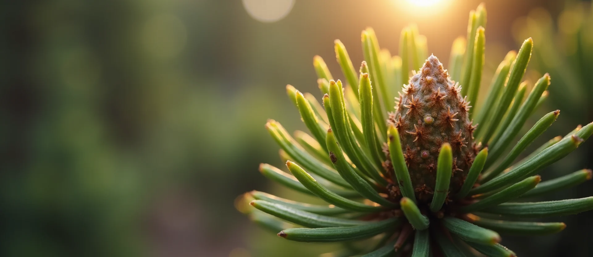 Symbolizing Seed/New Beginning: A local Quaking Aspen new green bud on a branch. - AI Generated