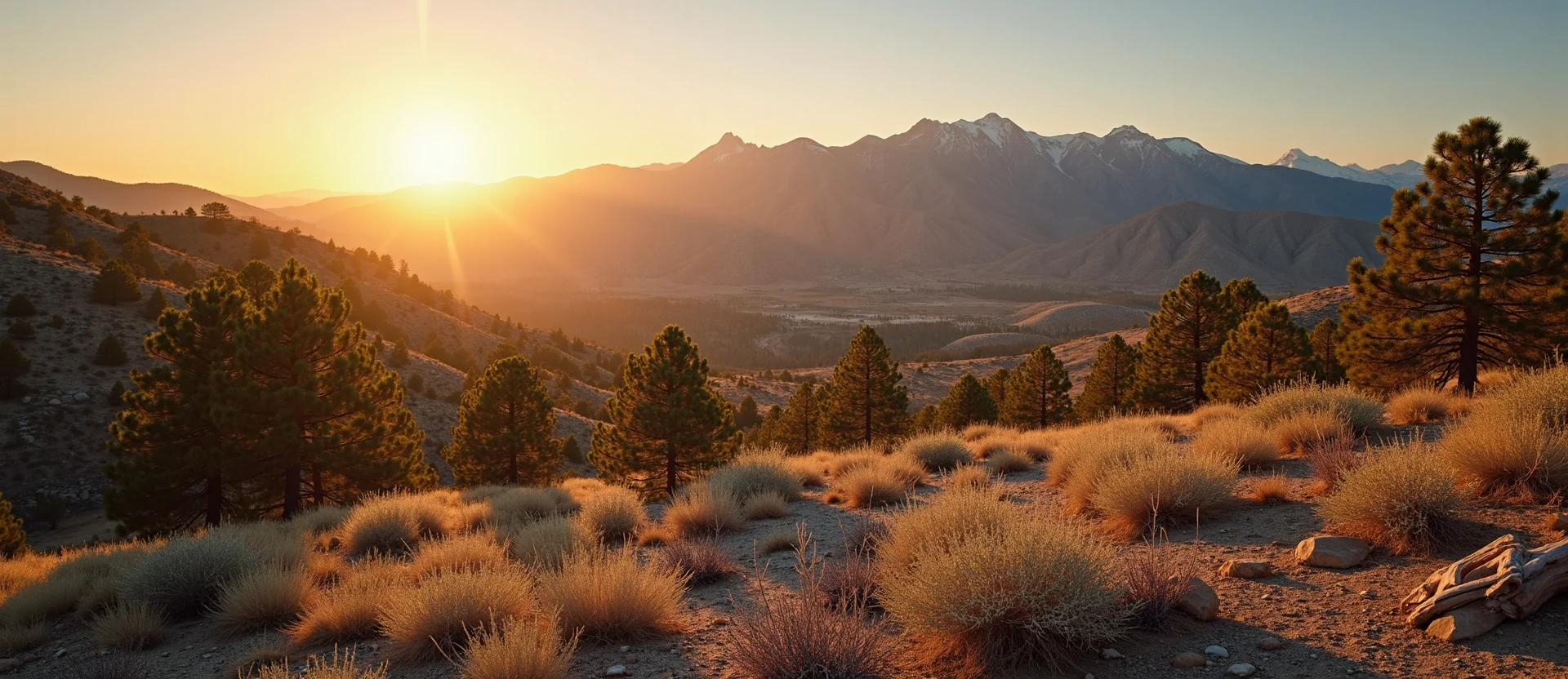 Symbolizing Stability/Peak: A local Quaking Aspen solid mountain ridge. - AI Generated