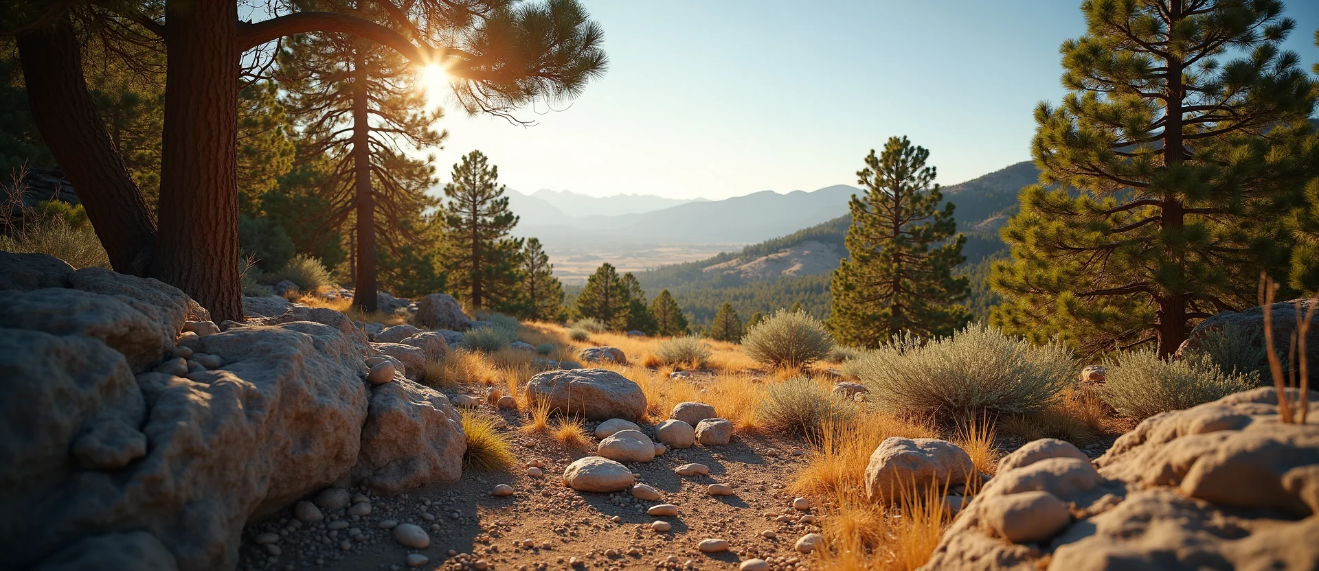Symbolizing Identity/Local: A local Manzanita Washoe Valley floor. - AI Generated