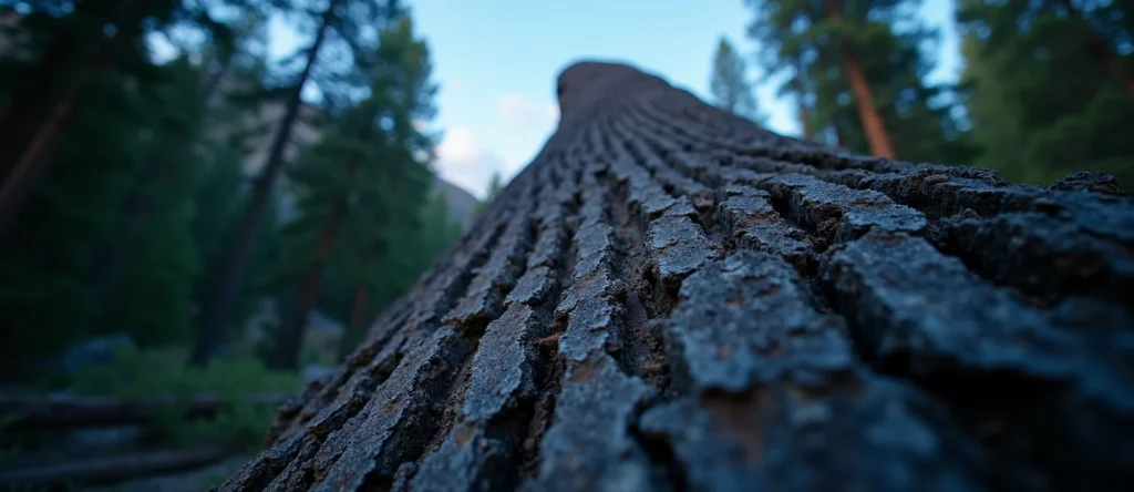 Symbolizing Stability/Peak: A local Mountain Mahogany solid mountain ridge. - AI Generated