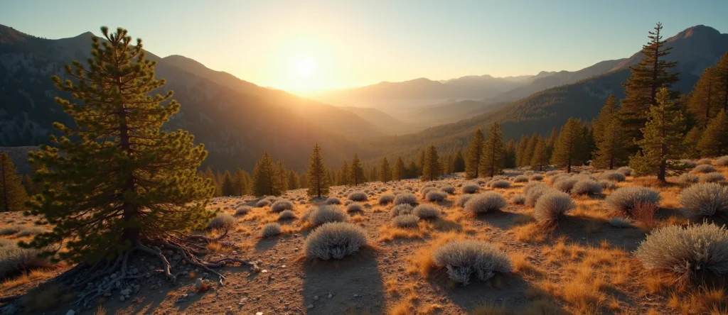 Symbolizing Identity/Local: A local Sierra Juniper Washoe Valley floor. - AI Generated