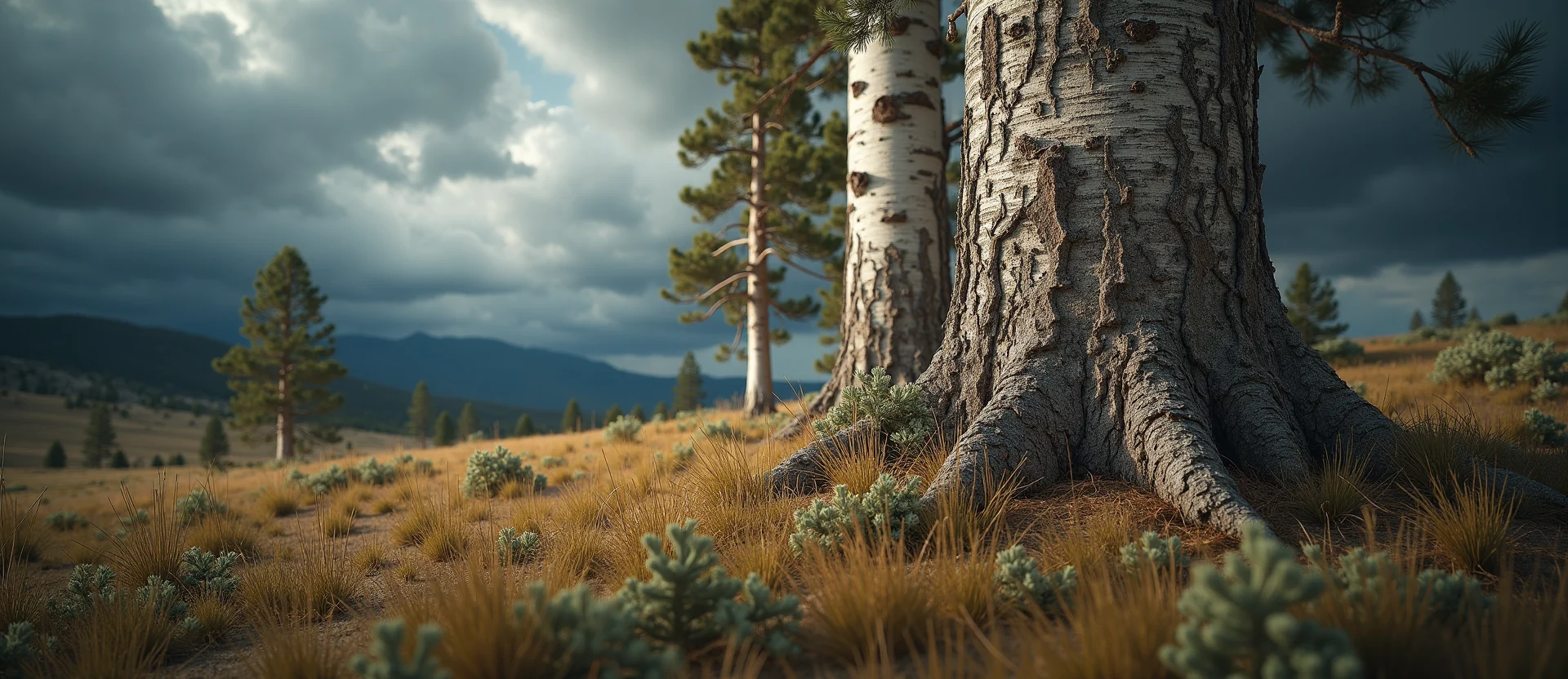 Symbolizing Growth/Resilience: A local Quaking Aspen thriving aspen grove. - AI Generated