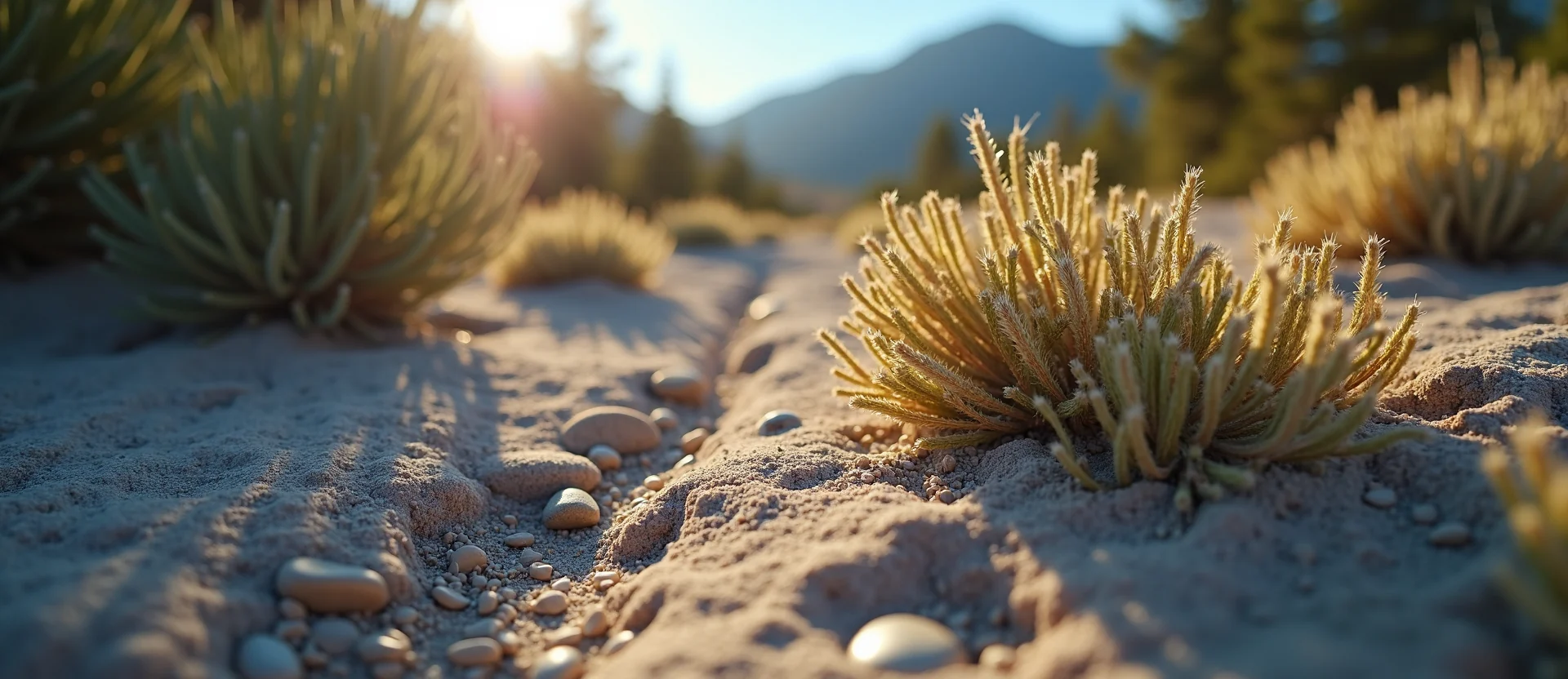Symbolizing Identity/Local: A local Mountain Mahogany Washoe Valley floor. - AI Generated