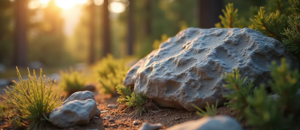 Symbolizing Stability/Peak: A local Sagebrush (Artemisia tridentata) unshakable boulder. - AI Generated