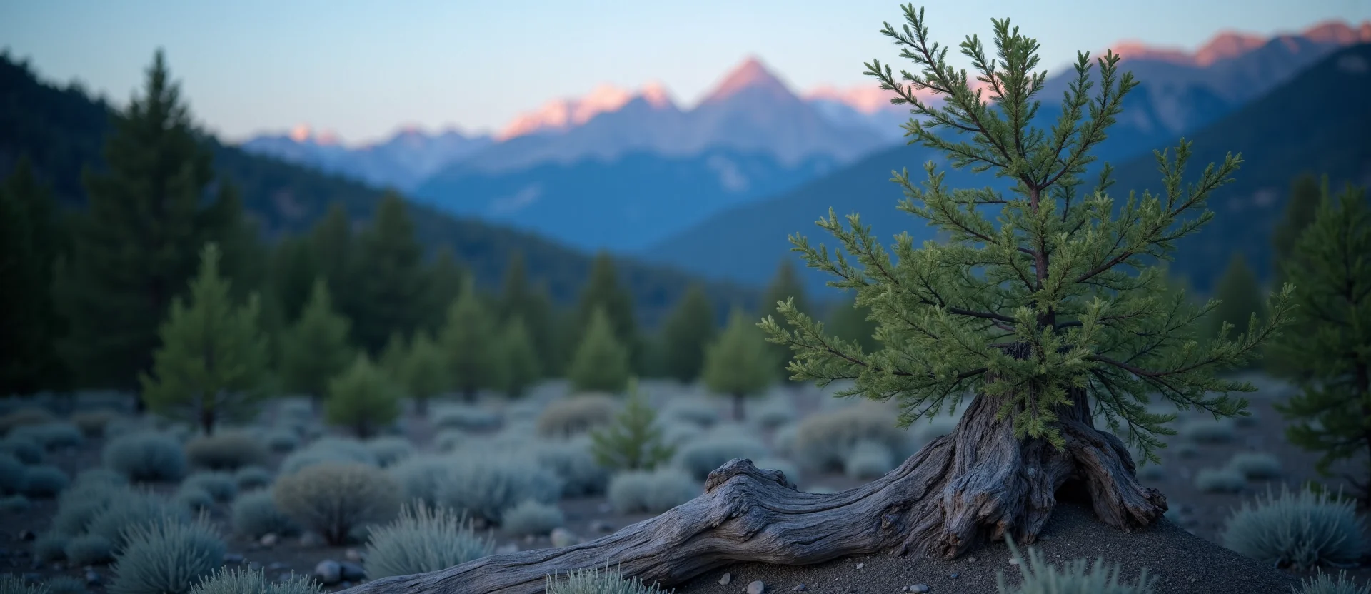 Symbolizing Growth/Resilience: A local Mountain Mahogany gnarled juniper roots. - AI Generated