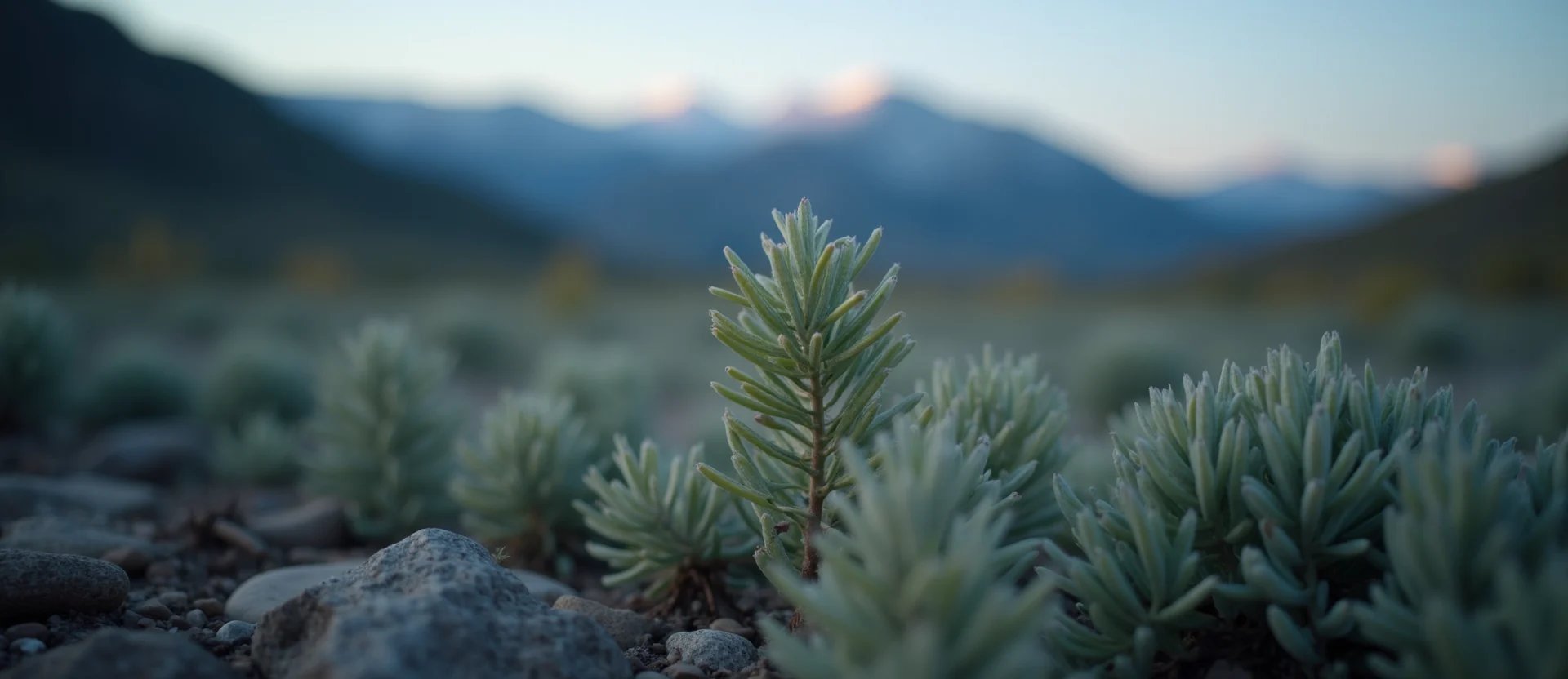 Symbolizing Seed/New Beginning: A local Quaking Aspen sprouting sagebrush seedling. - AI Generated