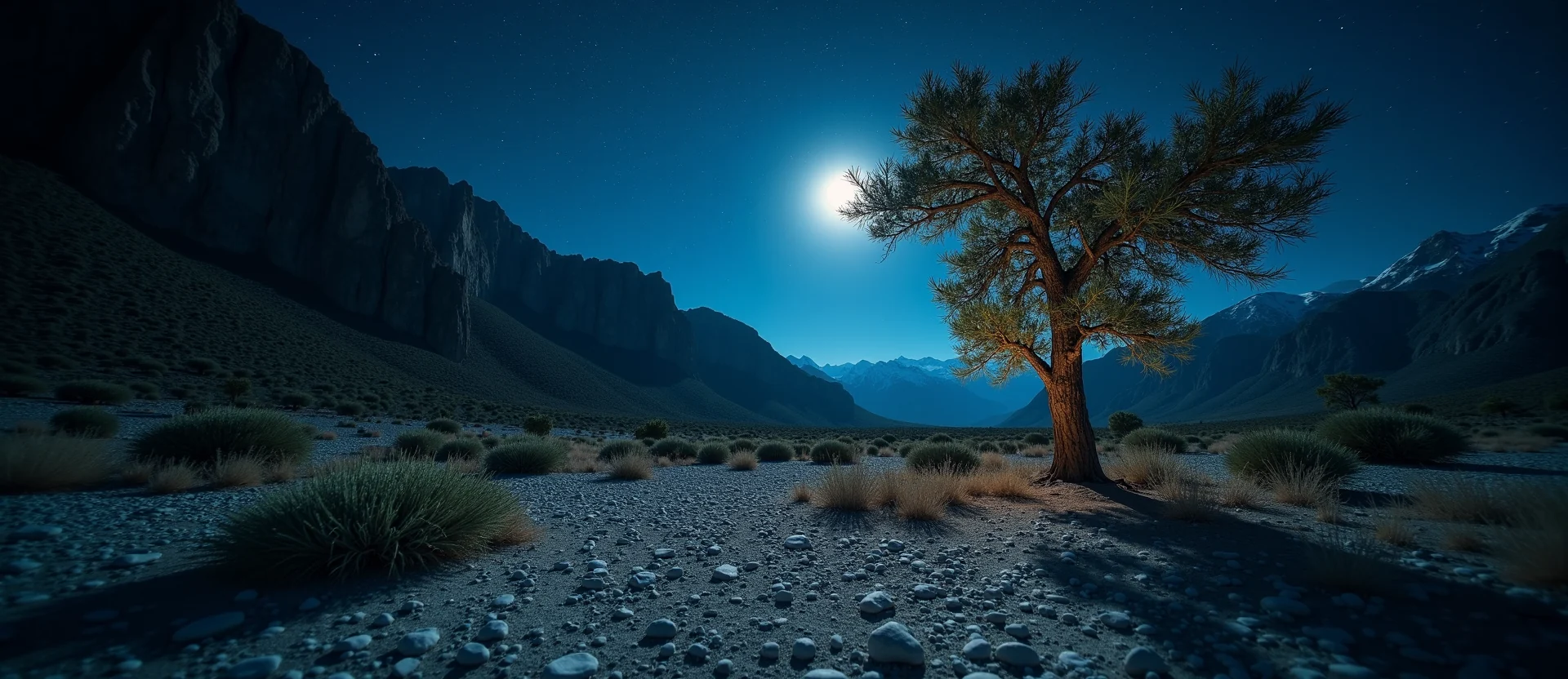 Symbolizing Growth/Resilience: A local Quaking Aspen tree growing out of a rock cleft. - AI Generated
