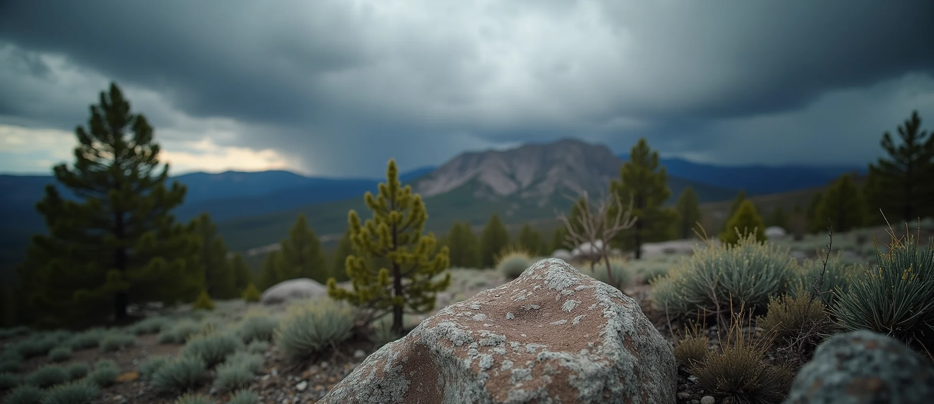 Symbolizing Identity/Local: A local Sierra Juniper Mt. Rose foothills. - AI Generated