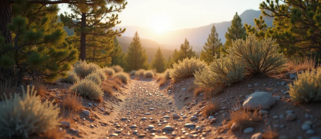 Symbolizing Identity/Local: A local Manzanita High Desert vista. - AI Generated