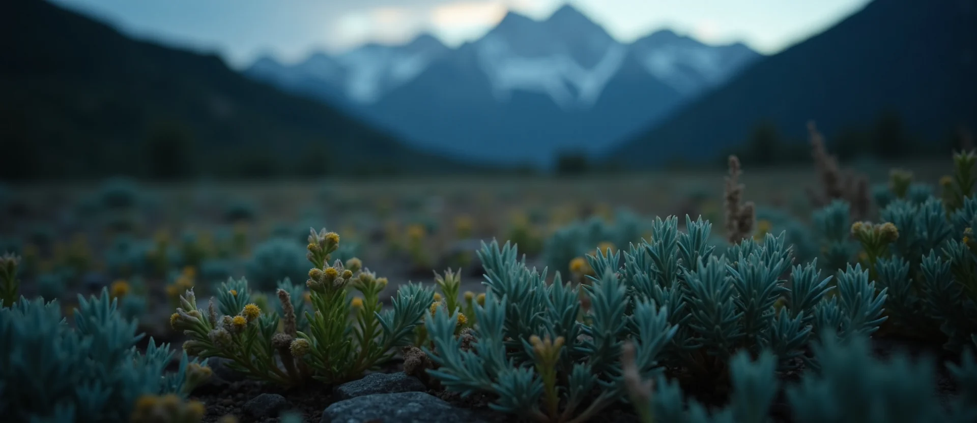 Symbolizing Flow/Cleansing: A local Indian Paintbrush raindrops on desert leaves. - AI Generated