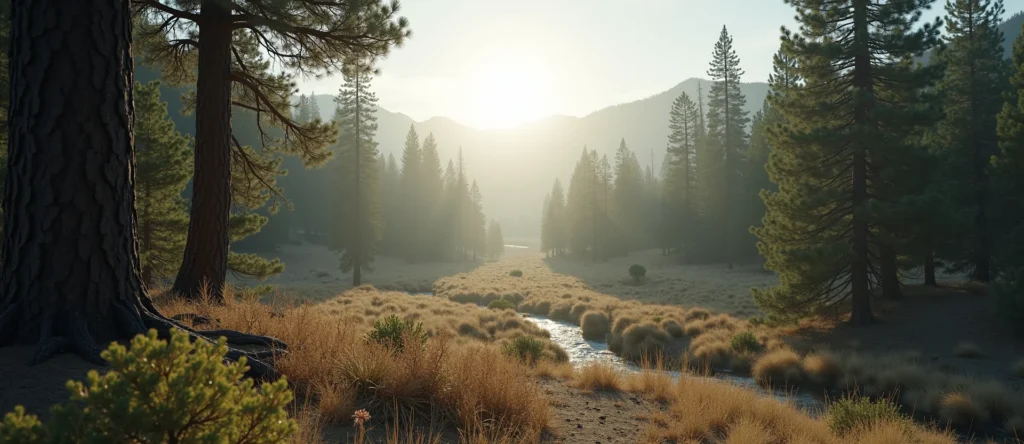Symbolizing Identity/Local: A local Sierra Juniper Mt. Rose foothills. - AI Generated