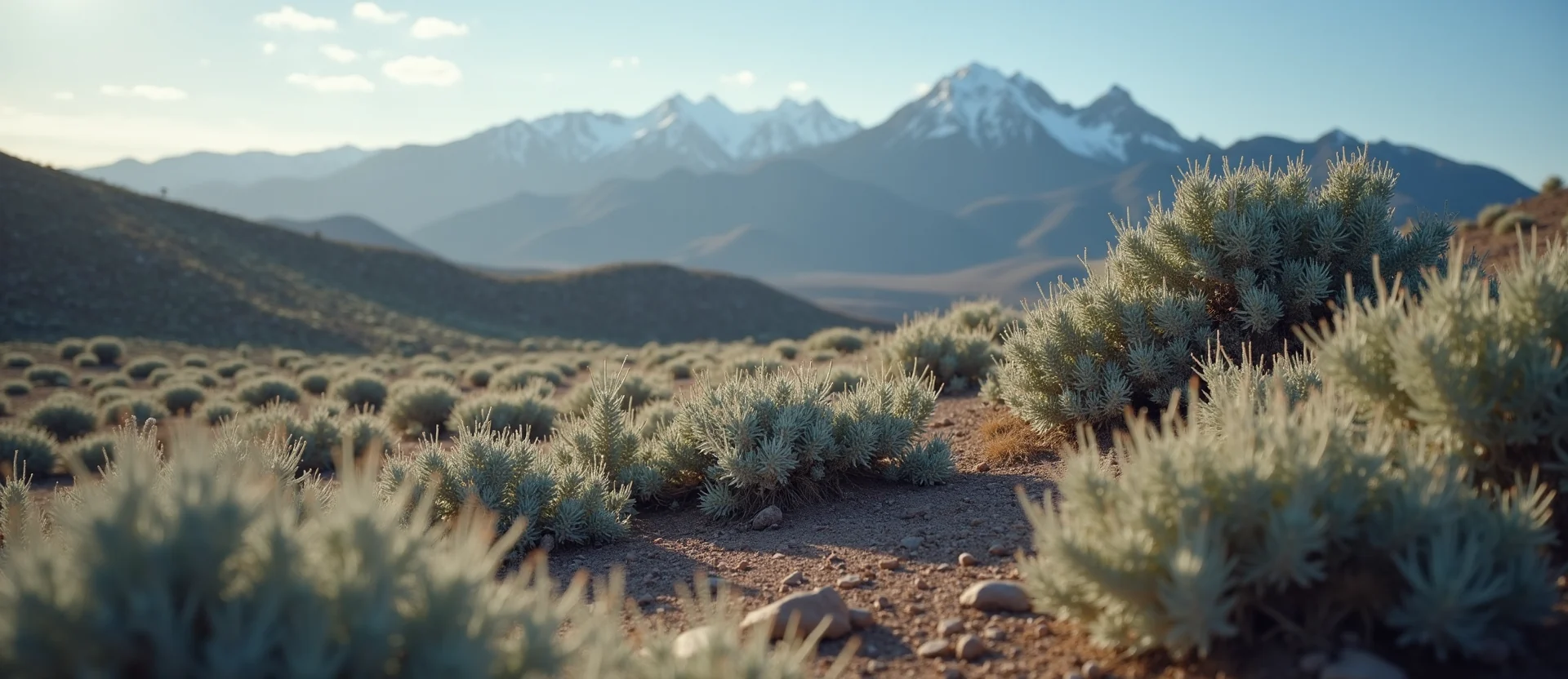 Symbolizing Identity/Local: A local Mountain Mahogany Sierra Nevada skyline. - AI Generated