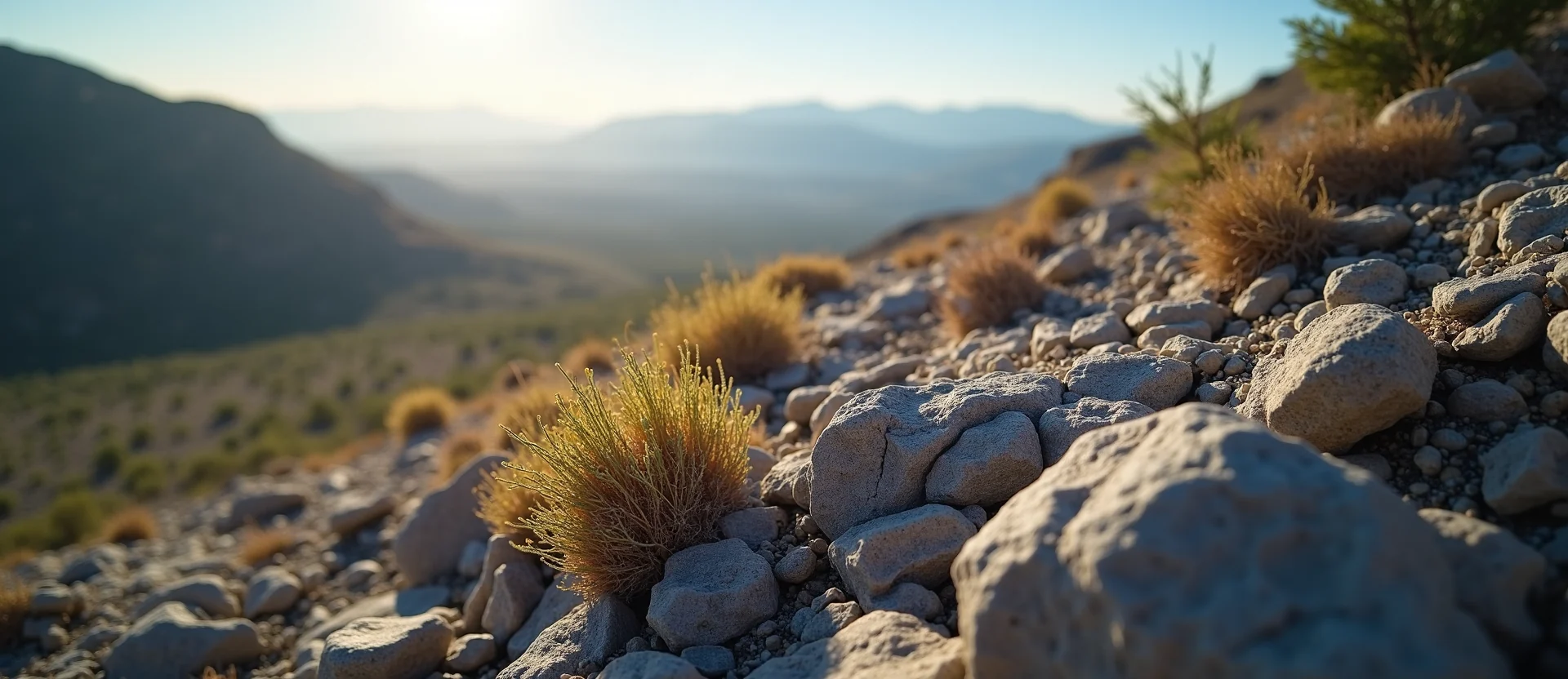 Symbolizing Identity/Local: A local Desert Peach Mt. Rose foothills. - AI Generated