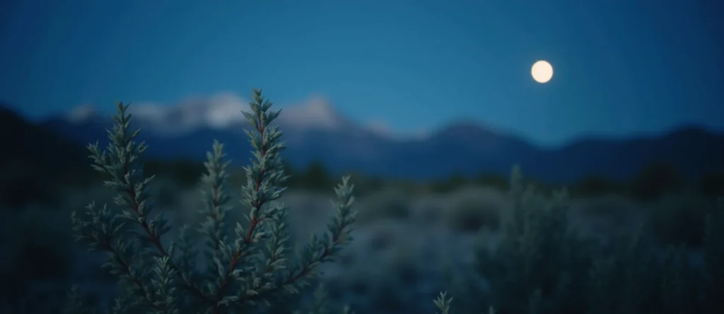 Symbolizing Stability/Peak: A local Rabbitbrush distant Sierra horizon. - AI Generated