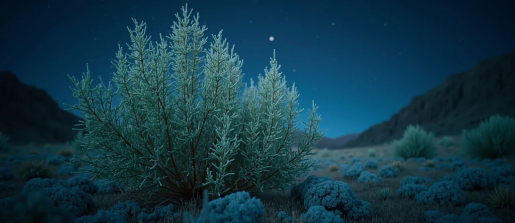 Symbolizing Growth/Resilience: A local Sagebrush (Artemisia tridentata) thriving aspen grove. - AI Generated