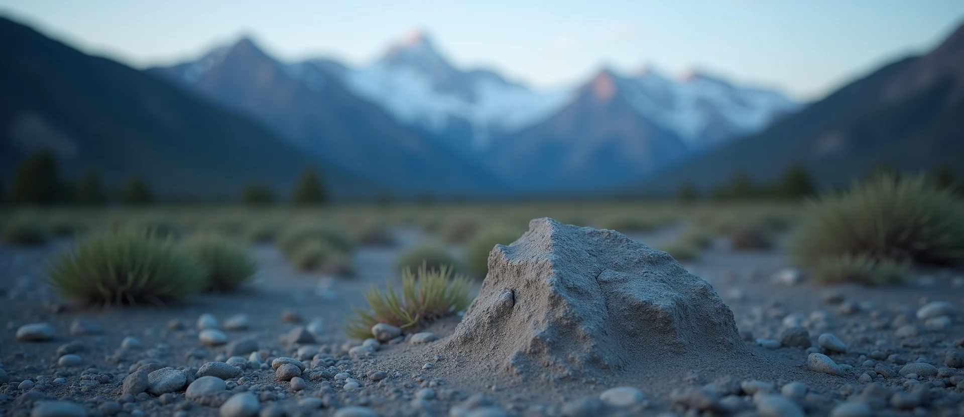 Symbolizing Stability/Peak: A local Manzanita jagged granite peak. - AI Generated
