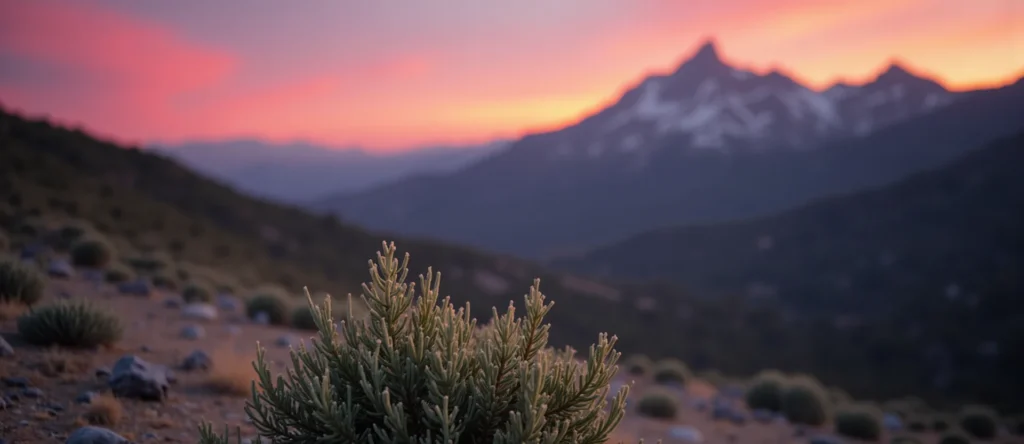 Symbolizing Identity/Local: A local Manzanita Mt. Rose foothills. - AI Generated