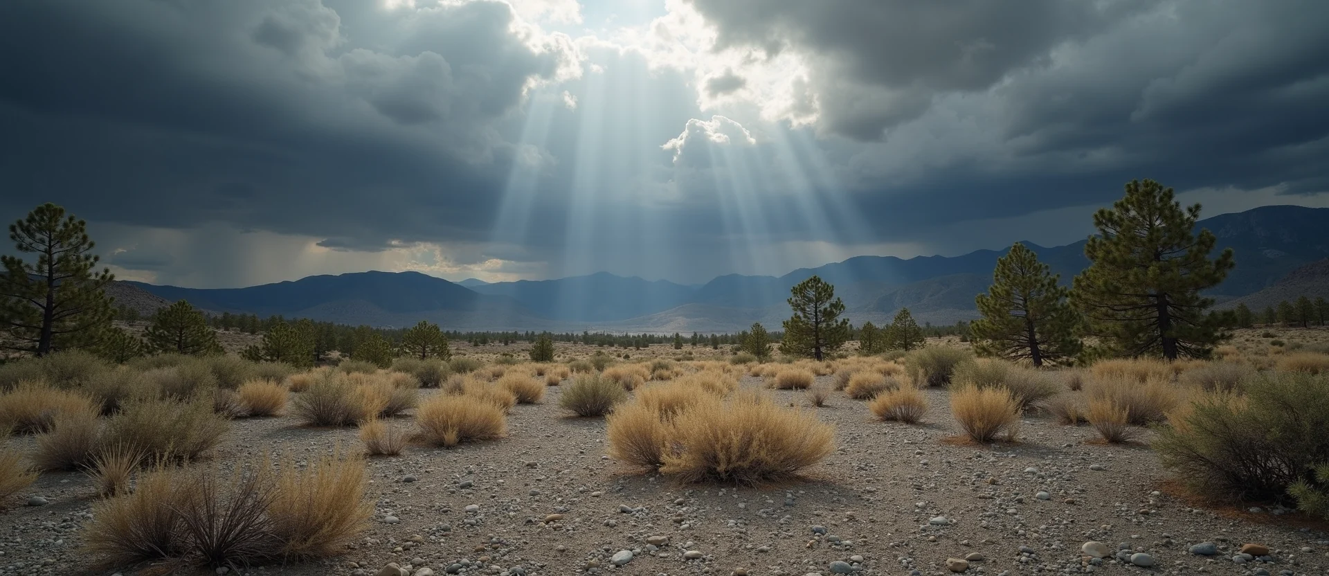 Symbolizing Identity/Local: A local Sierra Juniper Washoe Valley floor. - AI Generated