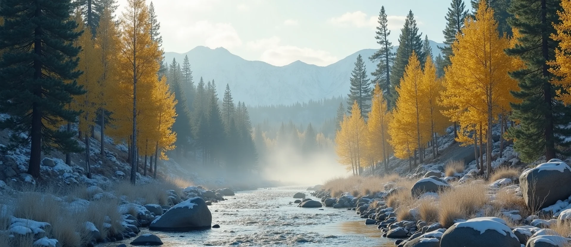 Symbolizing Growth/Resilience: A local Desert Peach thriving aspen grove. - AI Generated