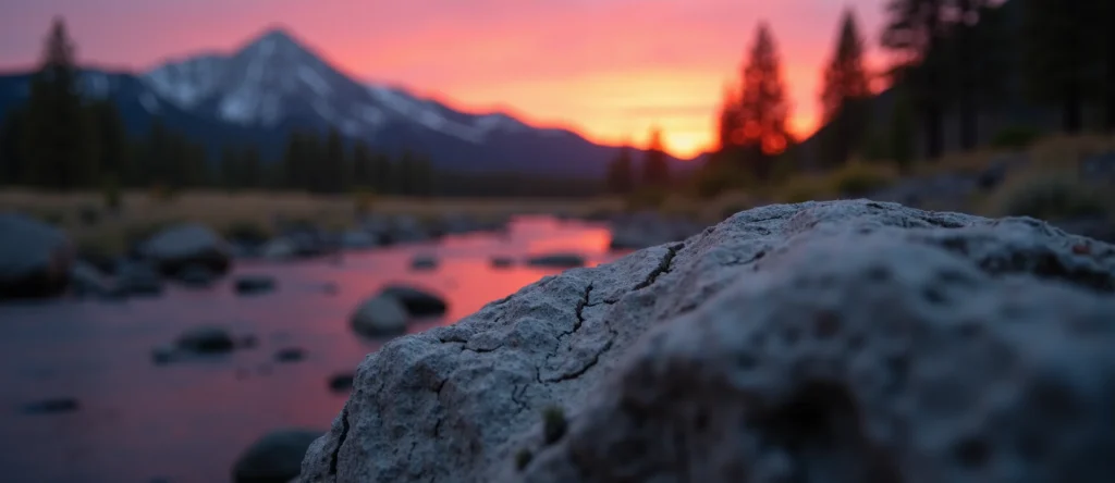 Symbolizing Flow/Cleansing: A local Manzanita smooth Truckee river stones. - AI Generated